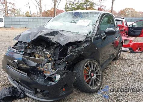 2013 Fiat 500 Abarth from USA, damaged, VIN 3C3CFFFH2DT607638